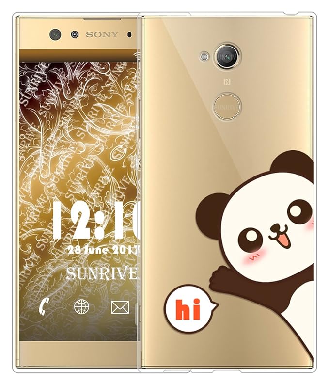 Sunrive Für Sony Xperia XA2 Ultra Hülle Silikon, Transparent Handyhülle Schutzhülle Etui Case Backcover für Sony Xperia XA2 U