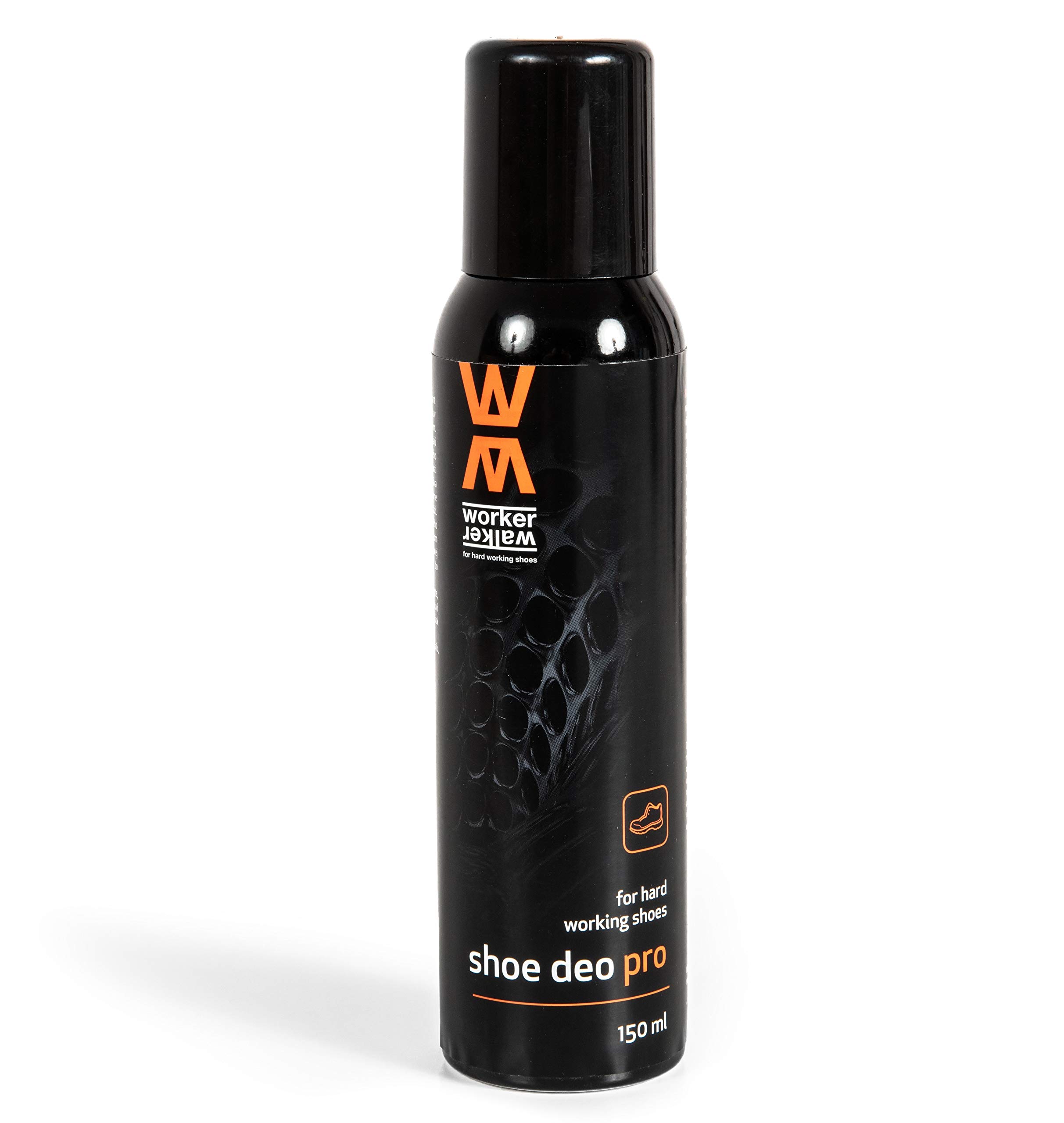 WorkerWalker Shoe Deodorant Spray, 150 ml - 5.07 fl. Oz., Menthol Scent, Textile Deodorizer