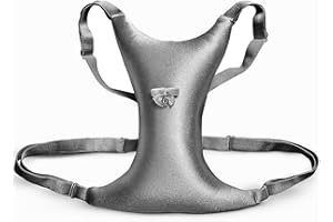 Intimia Breast Pillow for Chest Wrinkles and Side Sleeping - Chest Pillow for Wrinkle Prevention and Breast Support (Silver)