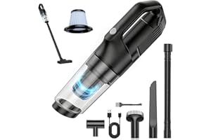 5-in-1 Handheld Vacuum Cleaner Cordless, 2026 New 10000Pa Powerful Car Vacuum Cleaner, Mini Lightweight Rechargeable Portable