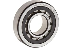 FAG NU305E-TVP2-C3 Cylindrical Roller Bearing, Single Row, Straight Bore, Removable Inner Ring, High Capacity, Polyamide Cage