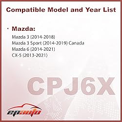 EPAuto CPJ6X (KD45-61-J6X) Replacement for Mazda