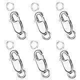 925 Sterling Silver Lobster Clasp with Closed Jump