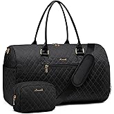 LOVEVOOK Travel Duffle Bag, Weekender Bag for Women with Toiletry Bag, Carry on Overnight Bag with Shoe Compartment, Gym Duffel Bag with Wet Pocket, Mommy Hospital Bags for Labor and Delivery