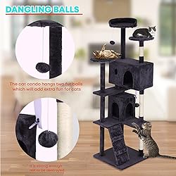 FDW Cat Tree 70in Cat Tower Multi-Level Durable Cat