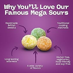 Barnetts - Mega Sour Candy Fruits 104g - Trendy