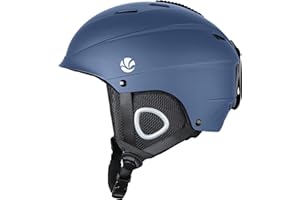 VANRORA Ski Helmet, Snowboard Helmet for Men & Women, Climate Control Venting, Dial Fit, Goggles Compatible, Removable Fleece Liner and Ear Pads, Safety-Certified Snow Helmet