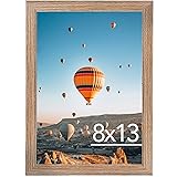 JCJMY 8x13 Picture Frame Rustic Brown for Wall