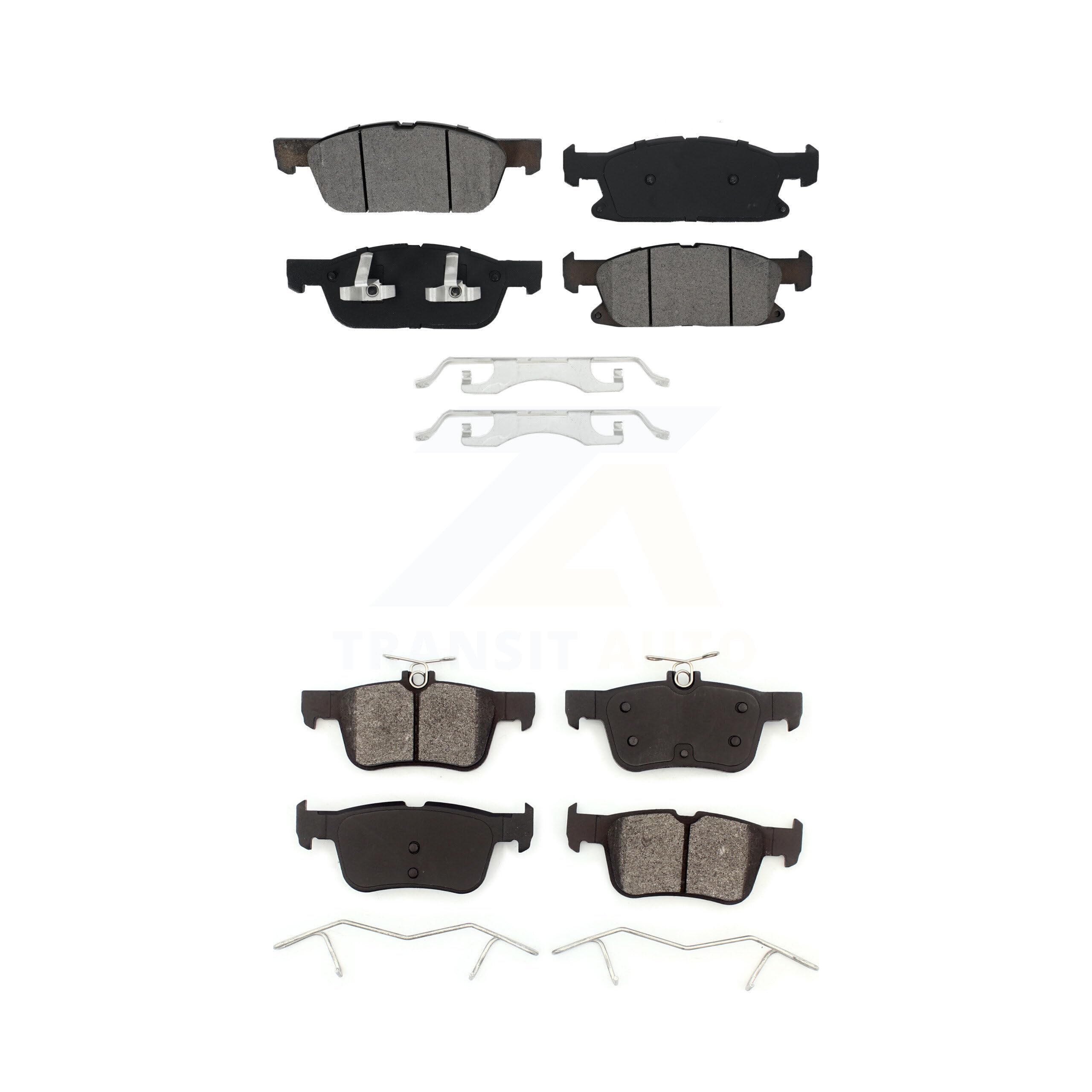 SIM Front Rear Semi-Metallic Brake Pads Kit