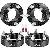 FLYCLE 1.5 inch 5x4.5 Wheel Spacers for TJ YJ XJ MJ KJ KK ZJ, 1.5'' 5x114.3mm Wheel Spacer for Wrangler Ranger Explorer Mustang Edge with 1/2-20 Studs 82.5mm Center Bore