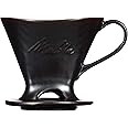 Melitta Signature Series 1 Cup Pour-Over Coffee Brewer, Gunmetal Gray