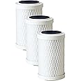 Pentek CBC-5 Carbon Water Filter, 5-Inch, Under Sink Carbon Block Replacement Cartridge with Bonded Powdered Activated Carbon (PAC) Filter, 5" x 2.5", 0.5 Micron (Pack of 3)