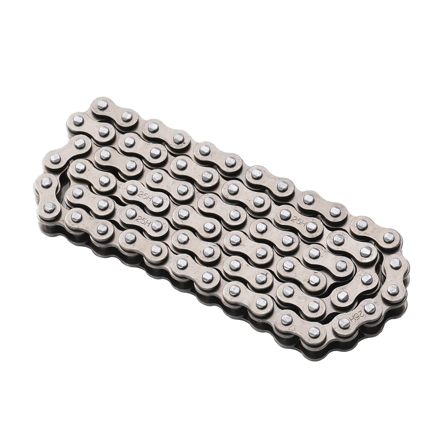 KAMIER #25 Roller Chain 56 Links with 5pcs Master Links Heavy Duty for Razor Crazy Cart Shift XL DLX Ground Force Drifter Kids Electric Go Cart Kart 25H Drive Chain Parts