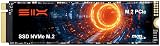 SIX NVME M.2 SSD PCIe 4.0-1TB m.2 2280 ssd, Read UP to 7350MB/s 1TB for Gaming PS5 Memory Storage Expansion with Heatsink, Internal Solid State Hard Drive PCIe gen 4x4 Nvme for Laptop Desktop pc