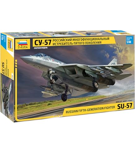Amazon.com: ZVEZDA 7319 - Russian Fifth-Generation Fighter SU-57