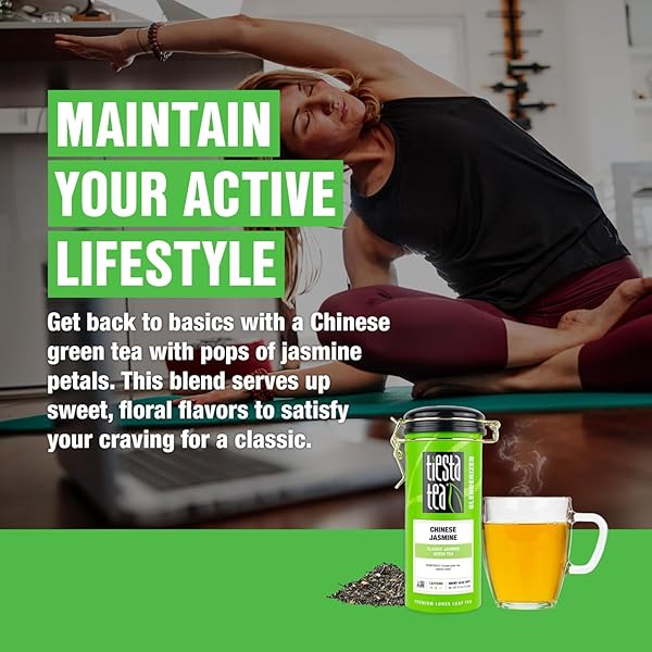 TIESTA TEA – CHINESE GUNPOWDER, LOOSE LEAF, TRADITIONAL SMOKY GREEN TEA, PREMIUM AROMATIC BLEND, MEDIUM CAFFEINATED, MAKE HOT OR ICED & BREWS UP TO 200 CUPS, 16 OUNCE RESEALABLE BULK POUCH