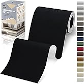 OAZ 4 x 79 inch Canvas Repair Patches Canvas Fabric Patch Self-Adhesive Fabric Repair Tape Waterproof Outdoor Gear Patch Kit for Boat Cover Awning Sofa Chair Couch Tent Bag (Black)