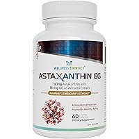 Wellness Extract Astaxanthin-GG Natural AstaREALTM Astaxanthin MicroAlgae for Eye & Skin Health | Healthy Aging | Antioxidant
