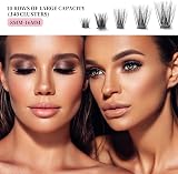 CNMTCCO Lash Clusters 120Pcs 8-16MM D Curl Fluffy Individual Wispy Reusable view 3