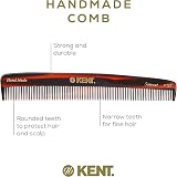 Kent Brushes Handmade Fine Comb Medium Size for Women Cellulose Acetate Gentle view 4