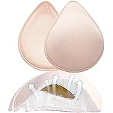 CYTMTZGA Mastectomy Breast Prosthesis Breast Form Latex foam with Silicone pads for Post-Mastectomy Pockets bra Swimsuit
