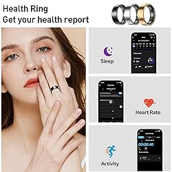Aichiken Smart Ring Health Tracker, Sleep&Exercise