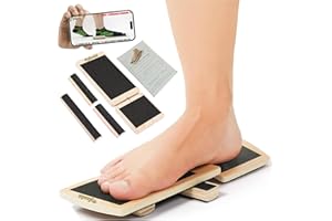 Ankle Balance Board - Single Foot Balance Board, Sprain Exerciser, Non-Slip Wood Ankle Foot Strengthener for Plantar Fasciiti