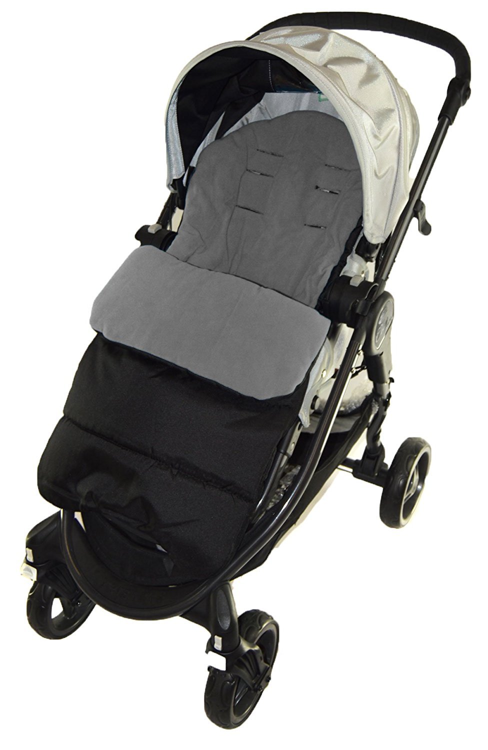 Shop for Footmuff/Cosy Toes Compatible with Baby Jogger Pushchair Dolphin Grey