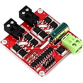 GAGIRA 160W 7A DC Motor Driver, Dual H-Bridge PWM Speed Regulator Module, 6.5V-27V with Optocoupler Isolation for 12V 24V Motors