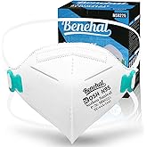 NIOSH Approved N95 Mask Particulate Respirators, Pack of 20 N95 Face Masks, Individually Wrapped, Universal Fit