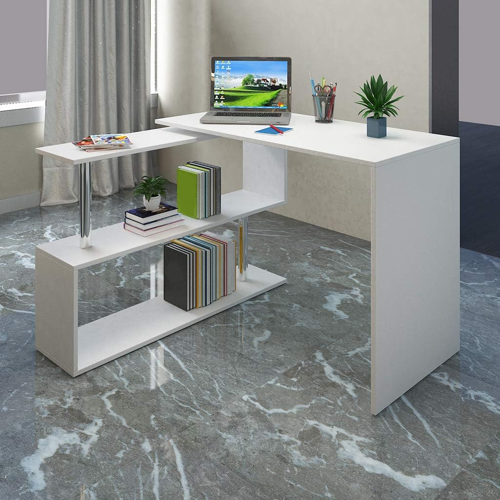 LShaped Desk, Computer Desk 40 inch Large Office Desk