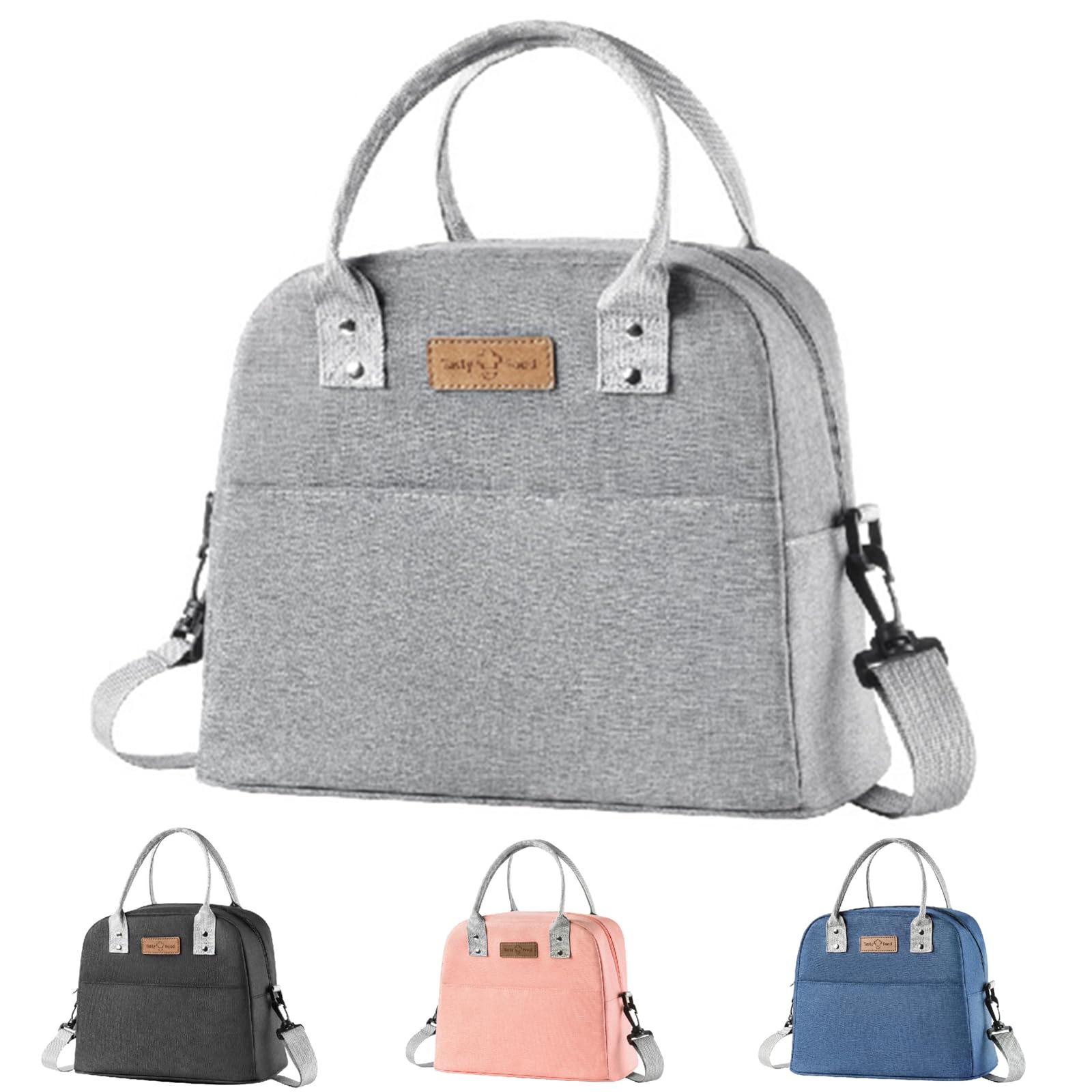 WUWYOUWL Insulated Lunch Bag, Flamingo Insulated Tote Bag Wide Open Insulated Cooler Bag Water-Resistant Thermal Leak-Proof Lunch Organizer for Adult Kids Outdoor Picnic Work