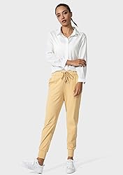 SANTINY Women's Joggers Pants Pockets Drawstring