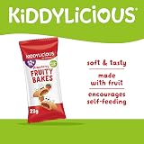 Kiddylicious Strawberry Fruity Bakes 48 Pack Whole Wheat Real Fruit Centre view 4