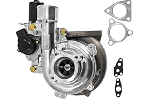 HonHuCo 17201-0L040 Turbo Turbocharger Kit CT16 CT16V Compatible with 2005-2015 Toyota Hilux For 2004-2019 Toyota Land Cruiser Prado 3.0L Diesel 1KD-FTV Engine Replace# 17201-30160 17201-30161