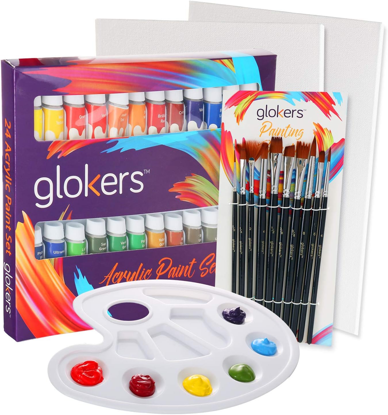 glokers Premium Acrylic Paint Set 24 Acrylic Paint Color