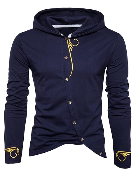 sudadera asimetrica hombre