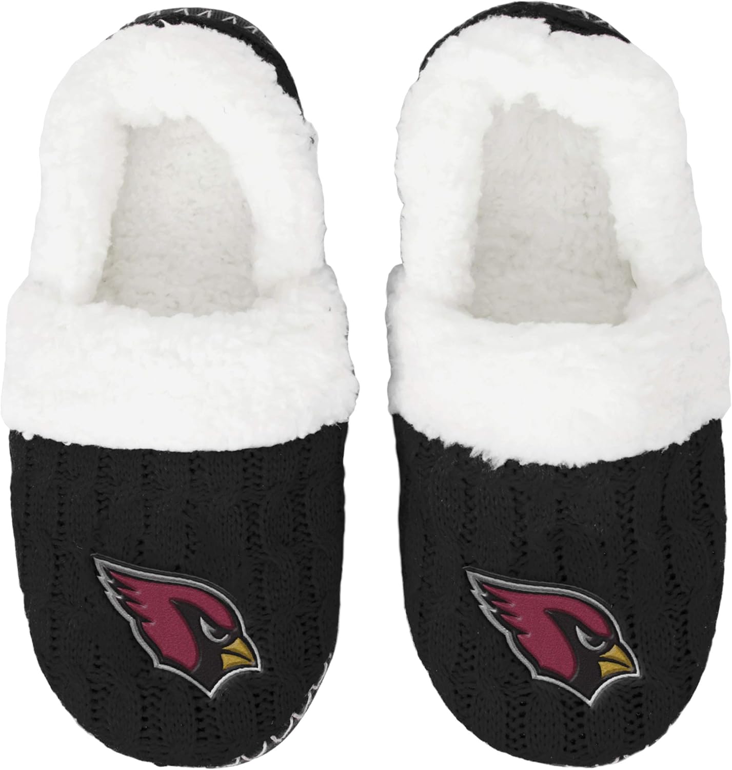 FOCO Womens NFL Team Logo Moccasin Slippers : Clothing