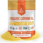 Great River Milling Organic Medium Grind Cornmeal, Gluten Free, 5 lb | Organic Medium-Grind Cornmeal for cornbread, polenta, muffins, pancakes, hush puppies and breading; rustic texture, golden