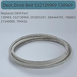 1/2 x 92.5'' Deck Drive Belt 532130969 130969, for