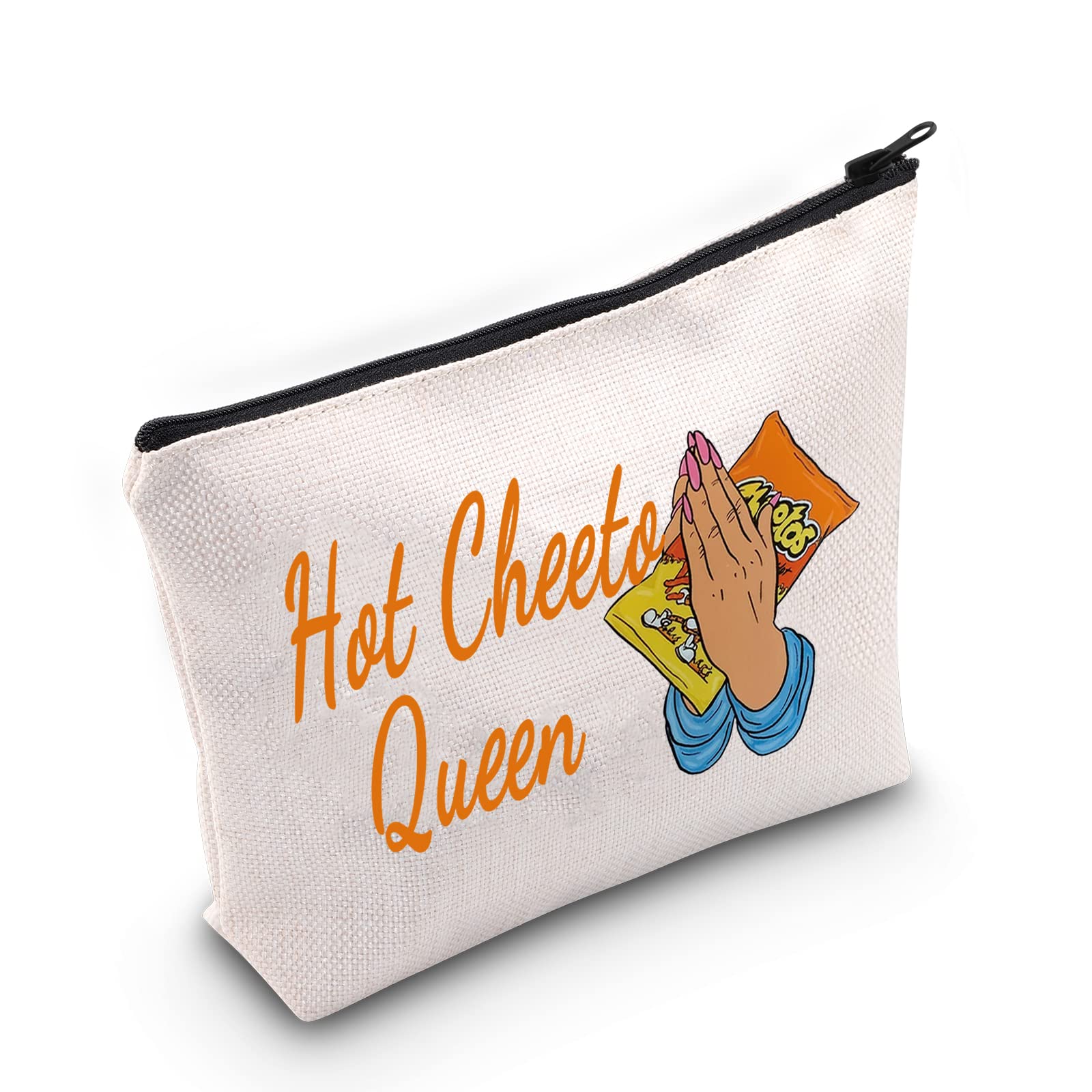 WZMPA Corncob Food Cosmetic Bag Food Fans Gifts Hot Queen Makeup Zipper Pouch Bag For Friend family, Hot Queen, Cosmetic Bag