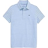 vineyard vines Boys Multi-Bradley Stripe Sankaty Polo