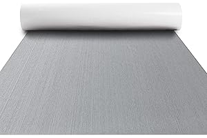 FOCEAN Boat Flooring EVA Foam Boat Decking Marine Flooring Brushed Texture Marine Mats for Boats Yacht Kayak RV 94.5" x47.2"/ 23.6"/15.7"