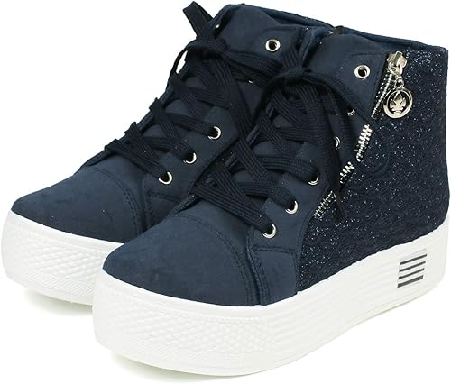 Amazon セレブル アールスポーツ Rsport ハイカットスニーカー レディース 厚底スニーカー 軽量 ラメ サイドファスナー スニーカー