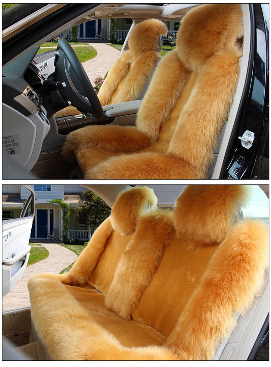 早割クーポン ラクダ色 カーシートカバー B01n1qdk6l 車アクセサリー ムートン 普通車 3枚セット シートクッション ピーキー Peigee ウール 軽自動車 ラクダ色 シートカバー Ihd Sy Org
