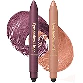 marrhorvk Plum Eyeshadow Eyeliner Pencil, Eyeshadow Stick Waterproof, Long-Lasting & Smudge-Proof Wear, Smooth, Easy to Color