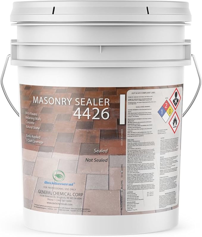 DeckGeneral Masonry Sealer All Purpose Exterior Sealer for Concrete