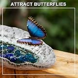 Huquary 2 Sets Bee Watering Station Butterfly Waterer Feeder Bath Bowl 40 Beads view 4