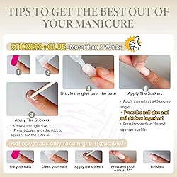 Wine Red Press on Nails Almond Shaped 48Pcs Neutral