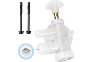 Halotronics Upgraded Toilet Flush Valve Assembly 385314349 - Camper, Trailer, Boat, & RV Toilet Repair Kit for Sealand EcoVac Vacuflush Pedal Flush Toilets, NEW Fall 2024